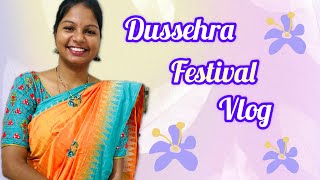 Dussehra festival vlog ❤️🤩2024teluguvlogs [upl. by Aleekahs958]