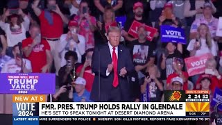 Trump to speak in Glendale after visit to New Mexico Nevada visits [upl. by Joash122]