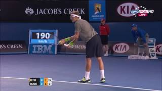 Denis Istomin  The Perfect Game HD [upl. by Lorollas]