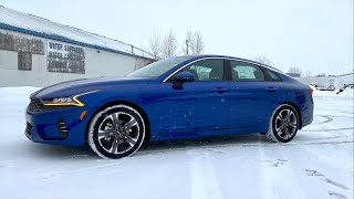 LIVE 2022 Kia K5 AWD  The ultimate winter sedan  Review and AWD demonstration [upl. by Hedvah]