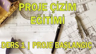 Proje Çizim Eğitimi  MimariStatik  Ders 1 Proje Başlangıç [upl. by Abby901]