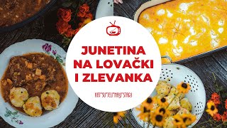 Junetina na lovački i kukuruzna zlevanka  Recept 🥘👌 [upl. by Blanc]