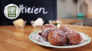 Quarkbällchen selber frittieren  mit oder ohne Fritteuse chefkoch [upl. by Kingsley418]