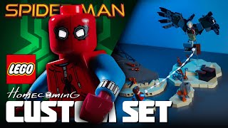 LEGO Spiderman Homecoming Final Battle MOC  StepbyStep Guide NO NWH SPOILERS [upl. by Medina]