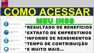 Como Acessar Meu INSS Para Consultar Tudo Que Você Precisa [upl. by Eirojram]