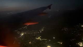 EasyJet landing  Alicante to Manchester [upl. by Ydnelg239]