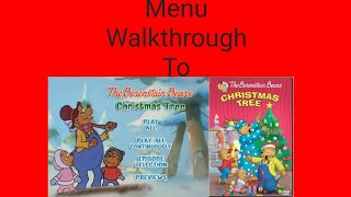 The Berenstain Bears Christmas Tree DVD Menu Walkthrough [upl. by Zephan]