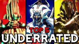 TOP 5 MOST UNDERRATED WARFRAMES 2024 [upl. by Neram789]