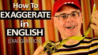 How to use Exaggerate and Exaggeration in English  Word meanings and grammar use [upl. by Lafleur]