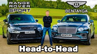 Range Rover Sport v Bentley Bentayga  which is best [upl. by Nalliuq]