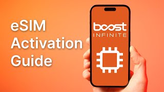 How to Activate Boost Infinite on eSIM on iPhone [upl. by Etireugram653]