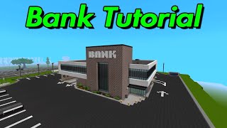 Minecraft Bank Tutorial [upl. by Enitsua]