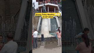 Shimla today weather shimla in july month 2024 shimla in monsoon season shimla daily vlogs [upl. by Tichon]