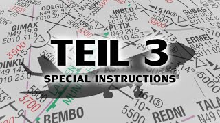 IFR Funk Tutorial  Teil 3 SPECIAL INSTRUCTIONS  IVAO  VATSIM  AZF [upl. by Olaznog]