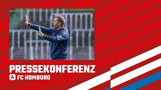 Pressekonferenz FC Homburg  TSV Steinbach Haiger 00 [upl. by Linzer]