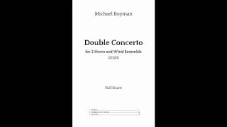 Boyman Double Horn Concerto  1 Fanfares [upl. by Bourque952]