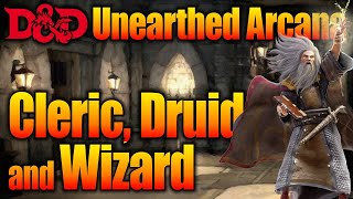 5e DampD Cleric Druid and Wizard Unearthed Arcana Review [upl. by Yanrahc]