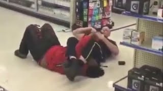 Police Officer Uses Armbar To Control Woman Destroying Store [upl. by Sachsse]