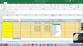 Cara Membuat perhitungan pajak dan gaji Part 5  End [upl. by Nanreik130]