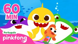 Melhores Músicas Infantis Baby Shark   Completo  Pinkfong Bebê Tubarão Canções para Crianças [upl. by Anelyak]