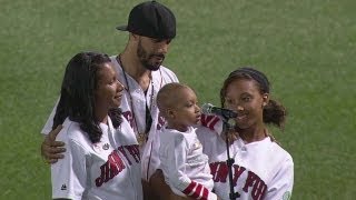 4yearold battling leukemia belts out an awesome God Bless America [upl. by Corvese]