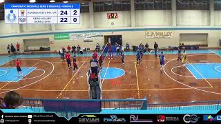 19 Giornata Campionato Serie B maschile ROSSELLA ETS CARONNO P  VERO VOLLEY MONZA [upl. by Janice]