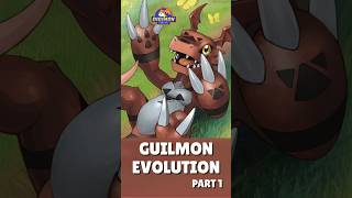 Guilmon Evolution Line Part 1 Short [upl. by Abey953]