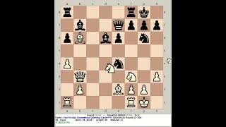 Svart 6 vs Stockfish 240820  Vant Kruijs Symmetrical Opening chess [upl. by Fawne392]