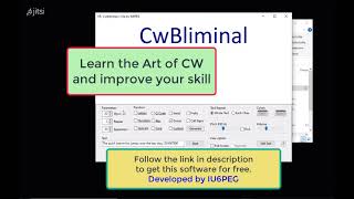 CwBliminal an application to learn CW or improve your skill A great HAM RADIO tool [upl. by Cello]