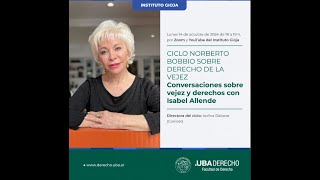 Conversaciones sobre vejez y derechos con Isabel Allende [upl. by Taber]