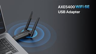 Introducing BrosTrend AXE5400 WiFi 6E TriBand USB Adapter for PC Reach New Peaks of Performance [upl. by Leftwich]