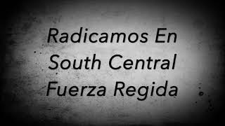 Radicamos En South Central  Fuerza Regida Letra [upl. by Faline]