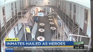 Inmates quick reaction save officer [upl. by Saunders]