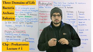 Prokaryotes introduction and comparison of three domains of life [upl. by Rawlinson]