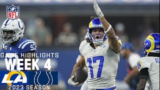 Los Angeles Rams vs Indianapolis Colts  2023 Week 4 Game Highlights [upl. by Verda136]