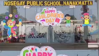 Children Day Celebration in School 🏫🥰 Nosegay Public School Nanakmattachildrenday fun [upl. by Odlanar]