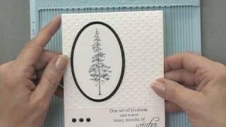 Partial Embossing with a Cuttlebug Folder [upl. by Esilana632]