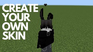 How to create your own 4d skin in minecraft bedrock works on hive [upl. by Soinotna]