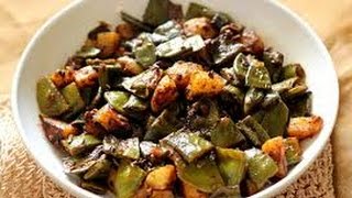 Aloo Sem Ki Sabzi  Potato and Green fava beans Recipe [upl. by Marvel]