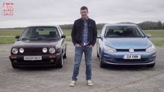 VW Golf GTI vs VW Golf 20 TDI  Auto Express [upl. by Enois]