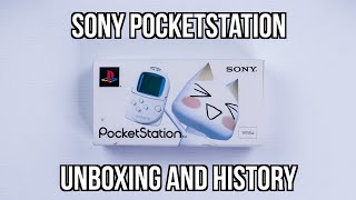 The first REAL Sony Portable Console  PocketStation Unboxing and History [upl. by Bostow]