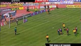 Roberto Baggio ALL Serie A Goals Part 22 [upl. by Ilan44]