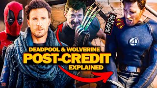 Deadpool amp Wolverine POST CREDIT Scene Explained in HINDI  Human torch in Deadpool 3 Post Credit [upl. by Aniger]