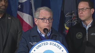 WATCH LIVE Gov Mike DeWine returns to East Palestine following Ohio train derailment [upl. by Drarehs436]