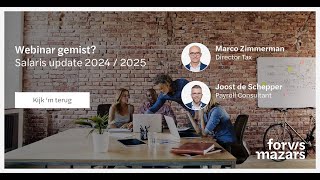 Webinar Salaris update 2024  2025 [upl. by Nnaesor]