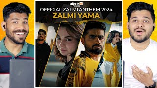 ZALMI YAMA  OFFICIAL ZALMI ANTHEM REACTION [upl. by Nilac]