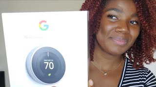 Smart Home Thermostat Installation  Google Nest Learning Thermostat Review  Nest Setup WIFI [upl. by Ellicott139]