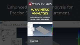 Verisurf 2025  Feature Highlights  Waviness Analysis verisurf shorts [upl. by Ahsillek]