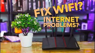 EASY lang pala GAWIN AIMesh Solved my WIFI Network Problems ft Asus RTAX55 vs Repeater Old Setup [upl. by Kenyon655]