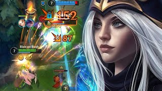 Wild Rift Ashe Dragon Lane Gameplay in Season 15 Build amp Runes [upl. by Yelekalb]